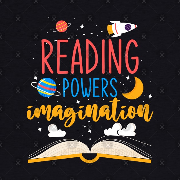 Reading Powers Imagination Books by ShirtsShirtsndmoreShirts